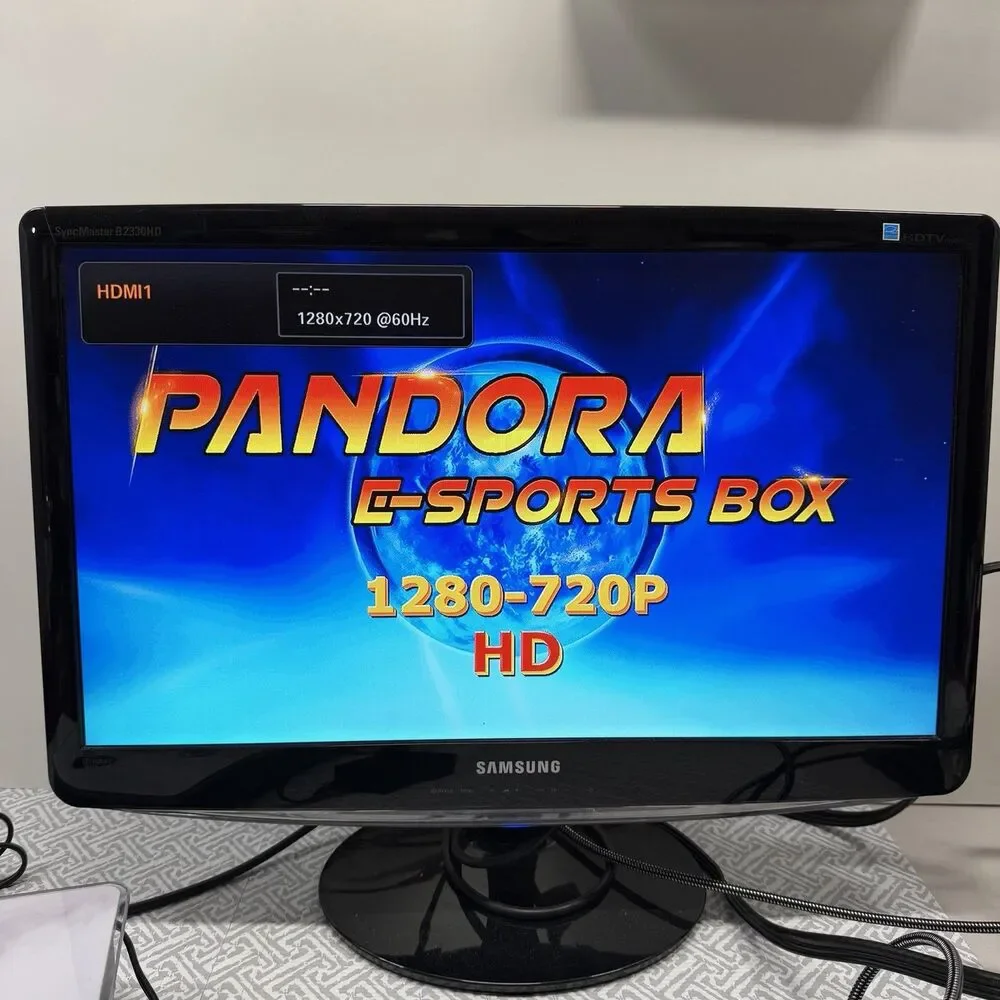 Pandora's Box Retro Arcade Console 4260 Games - Street Fighter Theme, EUC
